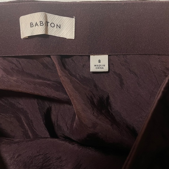 Babaton Slip Satin Midi Skirt - Picture 2 of 3